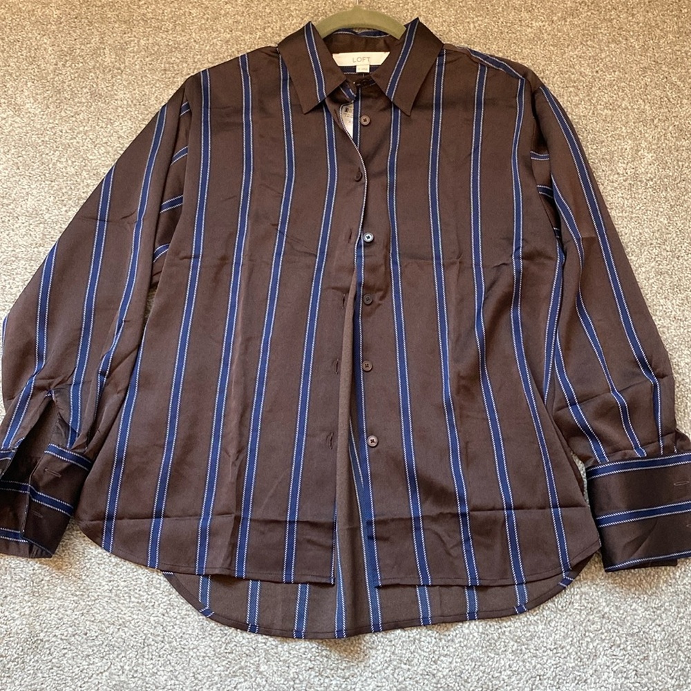 NEW Loft womens button down